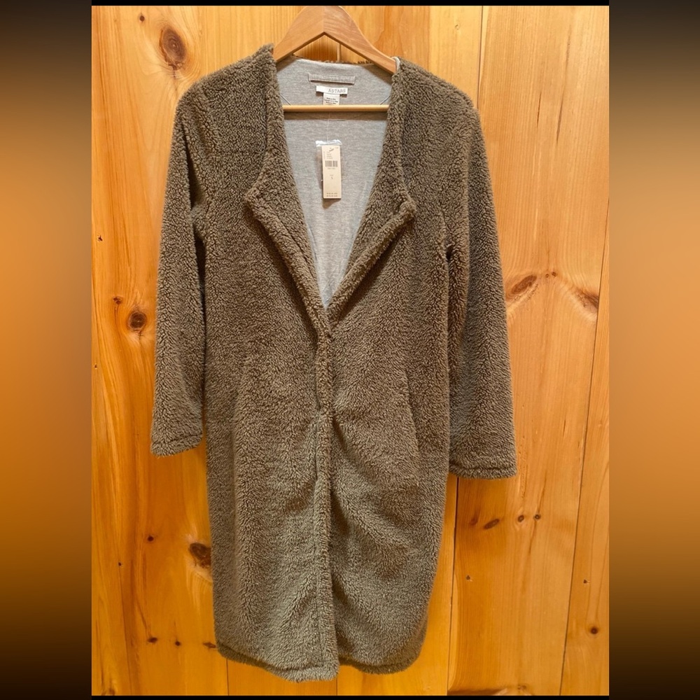 Astars/ Anthropologie Women's Cozy Teddy Jacket NWT Small